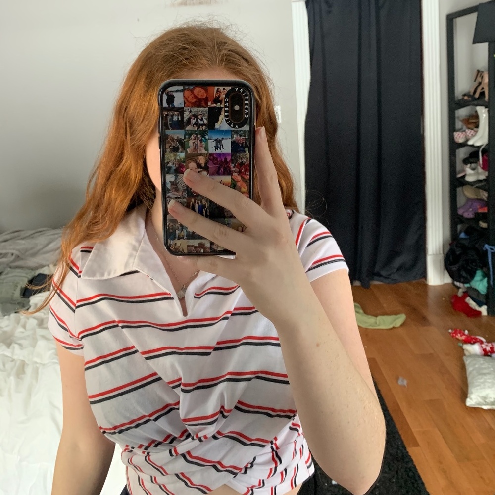 Adrienne cropped shirt